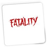 PC, gaming si accesorii - Periferice PC - Mousepad - Mousepad Gaming Mortal Kombat Fatality Ultimate Trilogy Logo, 21x19 cm - Infinity.ro