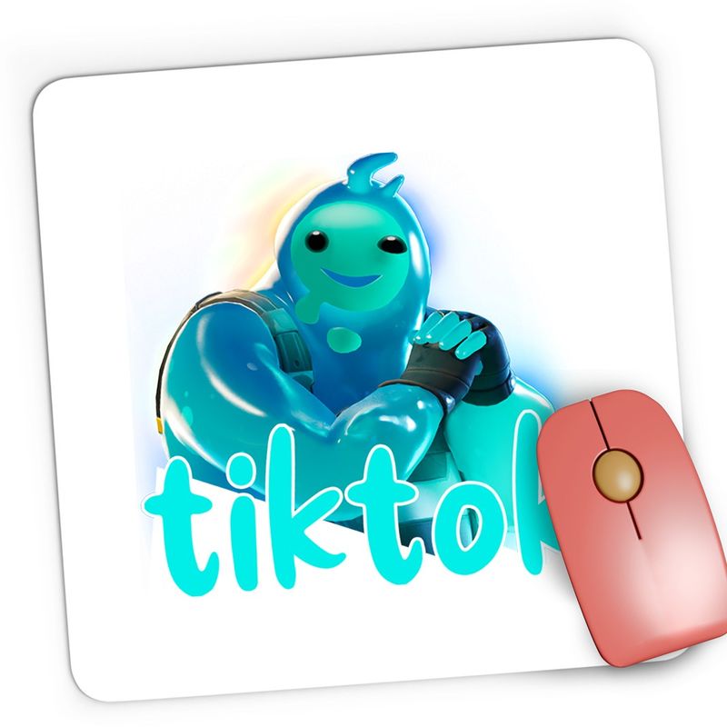 PC, gaming si accesorii - Periferice PC - Mousepad - Mousepad Gaming Rippley Fortnite Tiktok, 21x19 cm - Infinity.ro