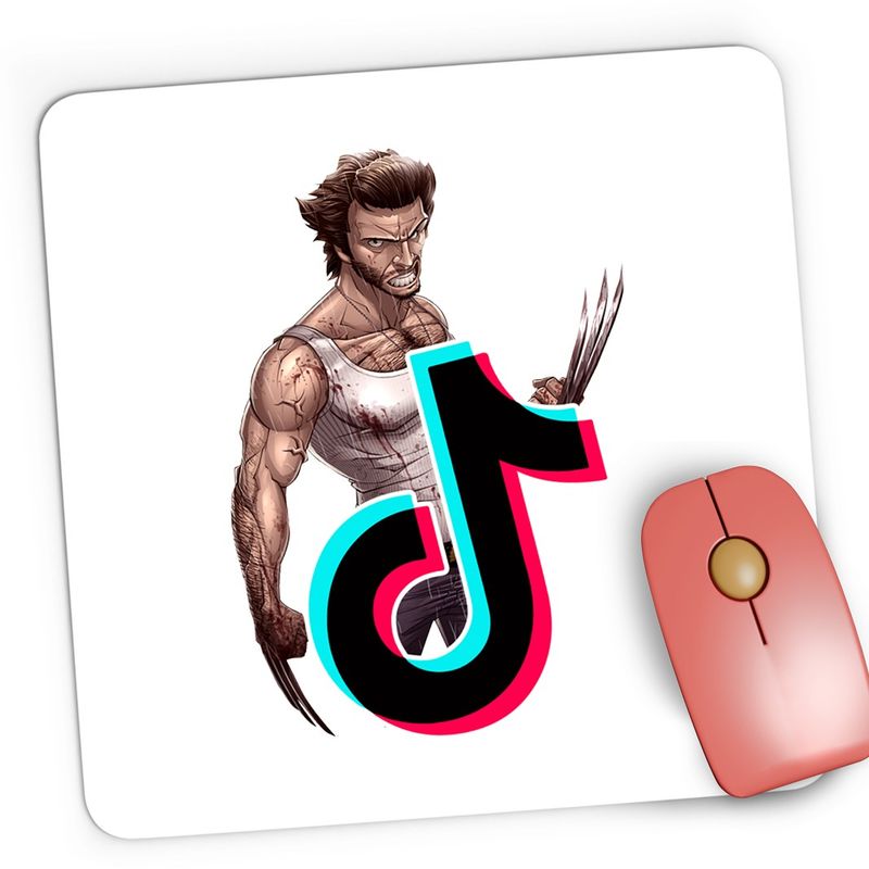 PC, gaming si accesorii - Periferice PC - Mousepad - Mousepad Gaming Wolverine Logan X Men TikTok Tik Tok, 21x19 cm - Infinity.ro
