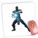 PC, gaming si accesorii - Periferice PC - Mousepad - Mousepad Gaming Mortal Kombat Blue Magic Gamer World, 21x19 cm - Infinity.ro