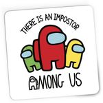 PC, gaming si accesorii - Periferice PC - Mousepad - Mousepad Gaming There is an Impostor Among Us, 21x19 cm - Infinity.ro
