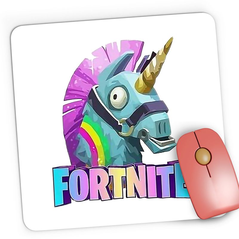 PC, gaming si accesorii - Periferice PC - Mousepad - Mousepad Gaming Fortnite Llama Logo, 21x19 cm - Infinity.ro
