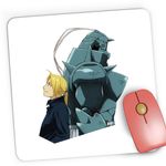 PC, gaming si accesorii - Periferice PC - Mousepad - Mousepad Gaming Fullmetal Alchemist Brotherhood Edward Alphonse, 21x19 cm - Infinity.ro