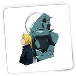 PC, gaming si accesorii - Periferice PC - Mousepad - Mousepad Gaming Fullmetal Alchemist Brotherhood Edward Alphonse, 21x19 cm - Infinity.ro