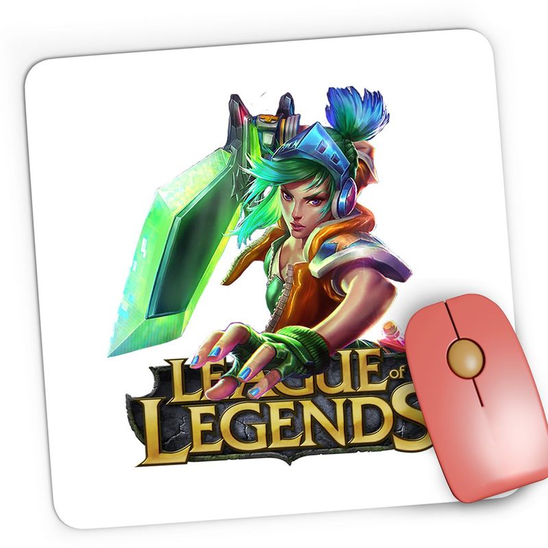 PC, gaming si accesorii - Periferice PC - Mousepad - Mousepad Gaming Riven LoL League of Legends Rebel Hacker, 21x19 cm - Infinity.ro