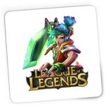 PC, gaming si accesorii - Periferice PC - Mousepad - Mousepad Gaming Riven LoL League of Legends Rebel Hacker, 21x19 cm - Infinity.ro