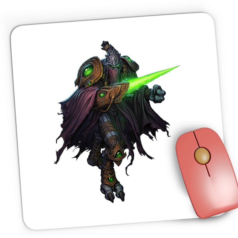 PC, gaming si accesorii - Periferice PC - Mousepad - Mousepad Gaming StarCraft 2 Protoss Race Amino Video Game, 21x19 cm - Infinity.ro