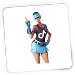 PC, gaming si accesorii - Periferice PC - Mousepad - Mousepad Gaming Volley Girl Fortnite Tiktok, 21x19 cm - Infinity.ro