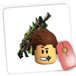 PC, gaming si accesorii - Periferice PC - Mousepad - Mousepad Gaming Roblox Fortnite Epic Weapon, 21x19 cm - Infinity.ro