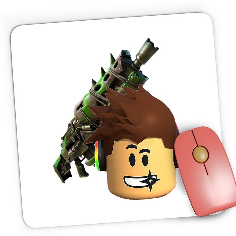 PC, gaming si accesorii - Periferice PC - Mousepad - Mousepad Gaming Roblox Fortnite Epic Weapon, 21x19 cm - Infinity.ro
