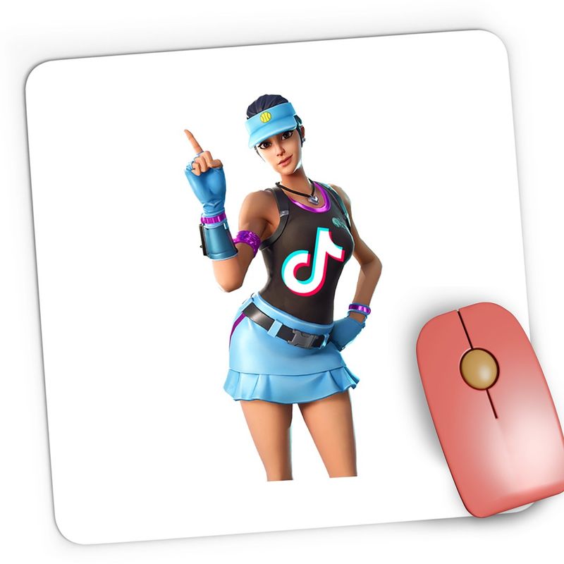 PC, gaming si accesorii - Periferice PC - Mousepad - Mousepad Gaming Volley Girl Fortnite Tiktok, 21x19 cm - Infinity.ro