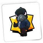 PC, gaming si accesorii - Periferice PC - Mousepad - Mousepad Gaming Brawlers Crow Brawl Stars, 21x19 cm - Infinity.ro