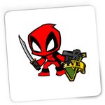 PC, gaming si accesorii - Periferice PC - Mousepad - Mousepad Gaming Deadpool GTA5 Baby Ninja, 21x19 cm - Infinity.ro