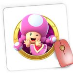 PC, gaming si accesorii - Periferice PC - Mousepad - Mousepad Gaming Super Mario Bros Star Rush Toad 3D, 21x19 cm - Infinity.ro