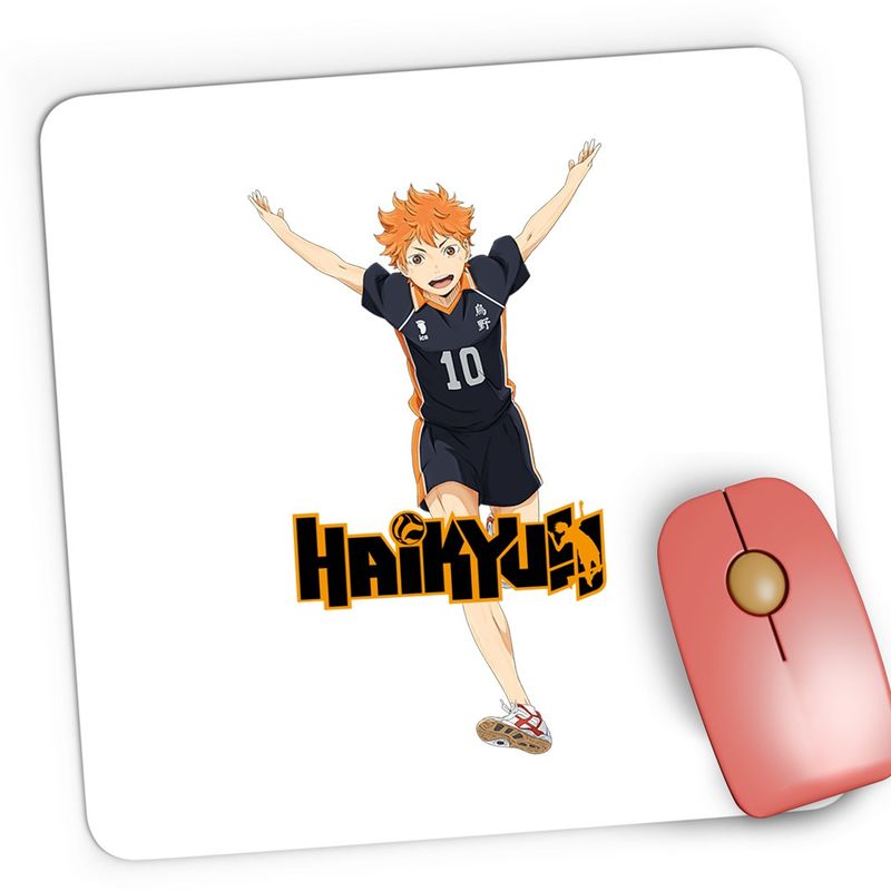 PC, gaming si accesorii - Periferice PC - Mousepad - Mousepad Gaming Haikyuu Anime Volei Hinata Manga, 21x19 cm - Infinity.ro