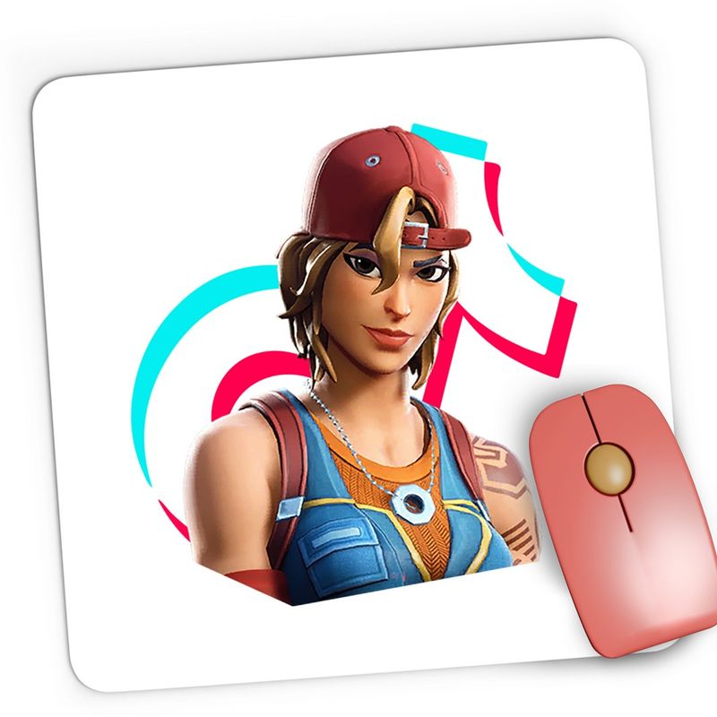 PC, gaming si accesorii - Periferice PC - Mousepad - Mousepad Gaming Sparkplug Fortnite Tiktok, 21x19 cm - Infinity.ro
