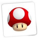 PC, gaming si accesorii - Periferice PC - Mousepad - Mousepad Gaming Super Mario Bros Cap Ciuperca Video Game, 21x19 cm - Infinity.ro