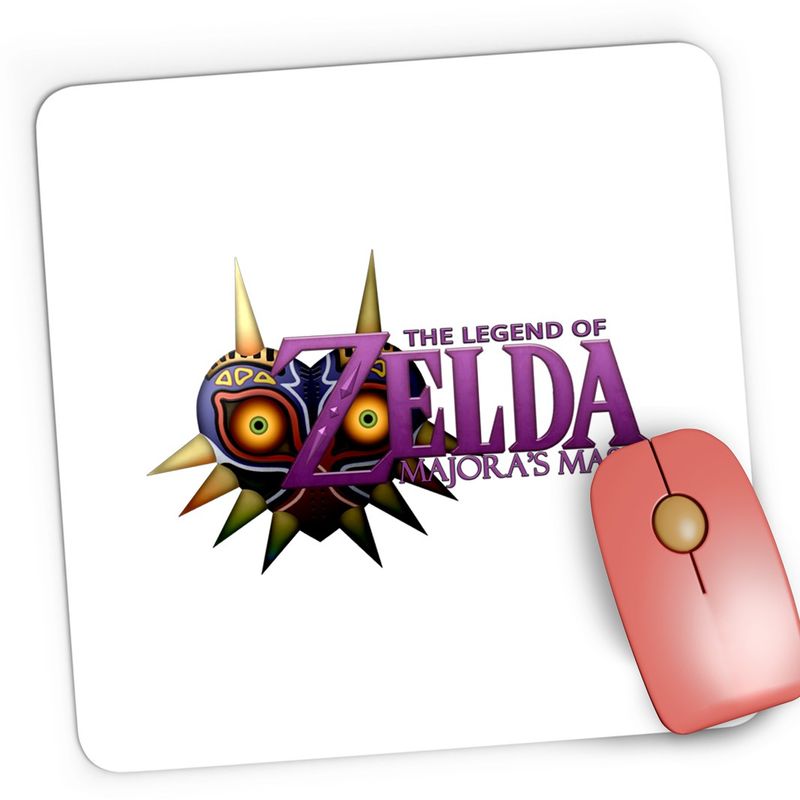 PC, gaming si accesorii - Periferice PC - Mousepad - Mousepad Gaming Majora Mask Legend of Zelda Logo, 21x19 cm - Infinity.ro