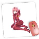 PC, gaming si accesorii - Periferice PC - Mousepad - Mousepad Gaming Darling in the FranXX Zero Two Pilot Anime, 21x19 cm - Infinity.ro