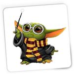 PC, gaming si accesorii - Periferice PC - Mousepad - Mousepad Gaming Baby Yoda Harry Potter Magic, Mandalorian, 21x19 cm - Infinity.ro