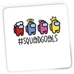 PC, gaming si accesorii - Periferice PC - Mousepad - Mousepad Gaming SquadGoals Among Us, 21x19 cm - Infinity.ro