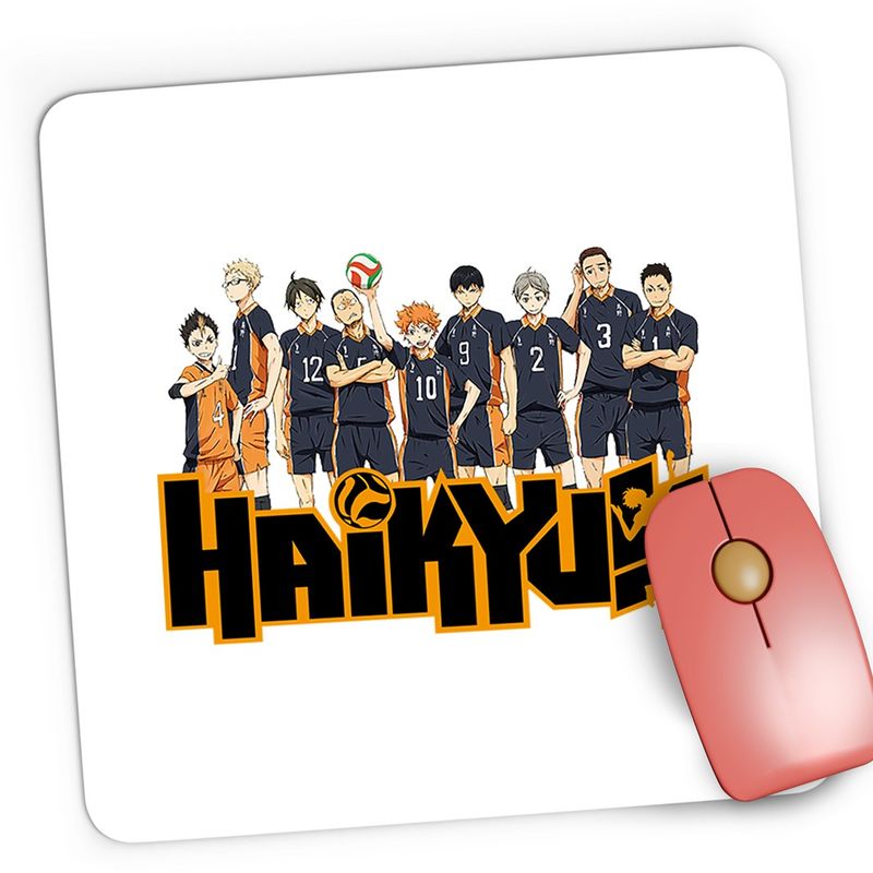 PC, gaming si accesorii - Periferice PC - Mousepad - Mousepad Gaming Haikyuu Hyuga Anime Haikyu!! Volei Team, 21x19 cm - Infinity.ro