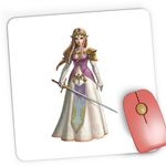 PC, gaming si accesorii - Periferice PC - Mousepad - Mousepad Gaming Legend of Zelda Printesa Sabie Breath Sky, 21x19 cm - Infinity.ro