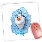 PC, gaming si accesorii - Periferice PC - Mousepad - Mousepad Gaming Disney Elsa Frozen Olaf Om de Zapada, 21x19 cm - Infinity.ro