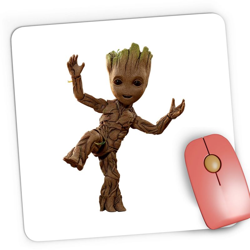 PC, gaming si accesorii - Periferice PC - Mousepad - Mousepad Gaming Baby Groot Bebe Copacel Coworker, 21x19 cm - Infinity.ro