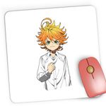 PC, gaming si accesorii - Periferice PC - Mousepad - Mousepad Gaming The Promised Neverland Emma 63194 Orfelinat Anime, 21x19 cm - Infinity.ro