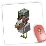 PC, gaming si accesorii - Periferice PC - Mousepad - Mousepad Gaming Pigman Gaina Minecraft, 21x19 cm - Infinity.ro