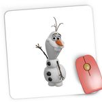PC, gaming si accesorii - Periferice PC - Mousepad - Mousepad Gaming Om de Zapada Olaf Desene Animate, 21x19 cm - Infinity.ro