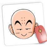 PC, gaming si accesorii - Periferice PC - Mousepad - Mousepad Gaming Dragon Ball Z Krillin Master Kung Fu, 21x19 cm - Infinity.ro