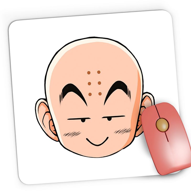 PC, gaming si accesorii - Periferice PC - Mousepad - Mousepad Gaming Dragon Ball Z Krillin Master Kung Fu, 21x19 cm - Infinity.ro