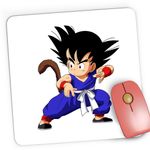 PC, gaming si accesorii - Periferice PC - Mousepad - Mousepad Gaming Desene Animate Dragon Ball Z Son Goku Copil, 21x19 cm - Infinity.ro