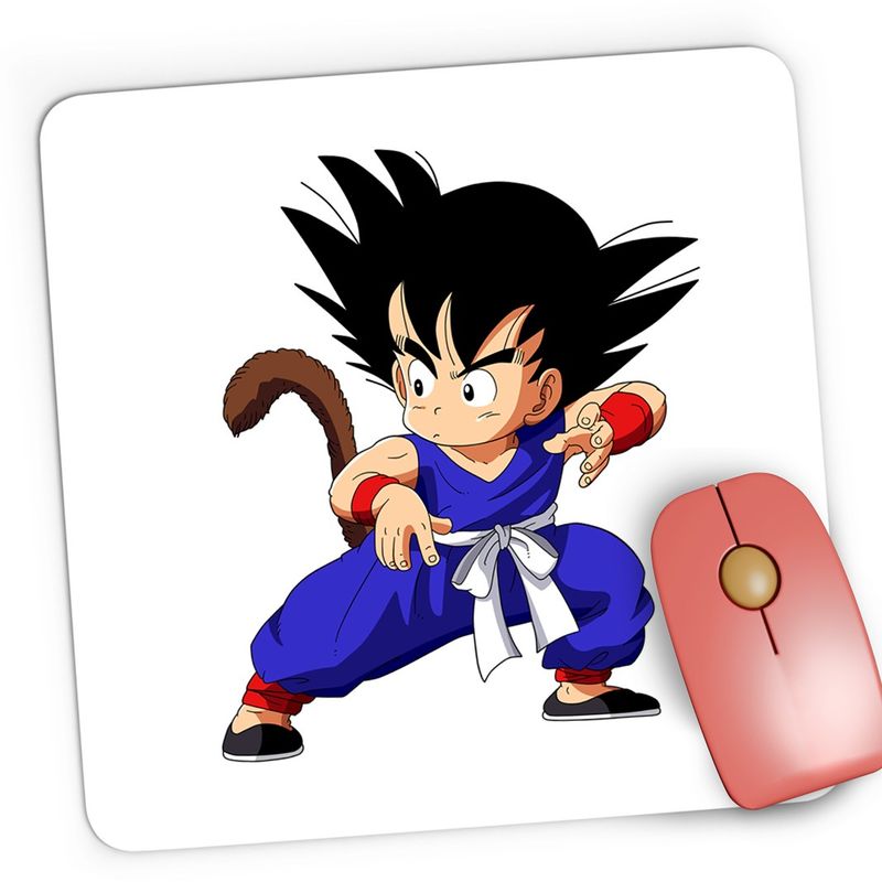 PC, gaming si accesorii - Periferice PC - Mousepad - Mousepad Gaming Desene Animate Dragon Ball Z Son Goku Copil, 21x19 cm - Infinity.ro
