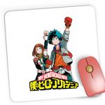 PC, gaming si accesorii - Periferice PC - Mousepad - Mousepad Gaming Hero Academia Deku Ochaco Rebel Comics, 21x19 cm - Infinity.ro