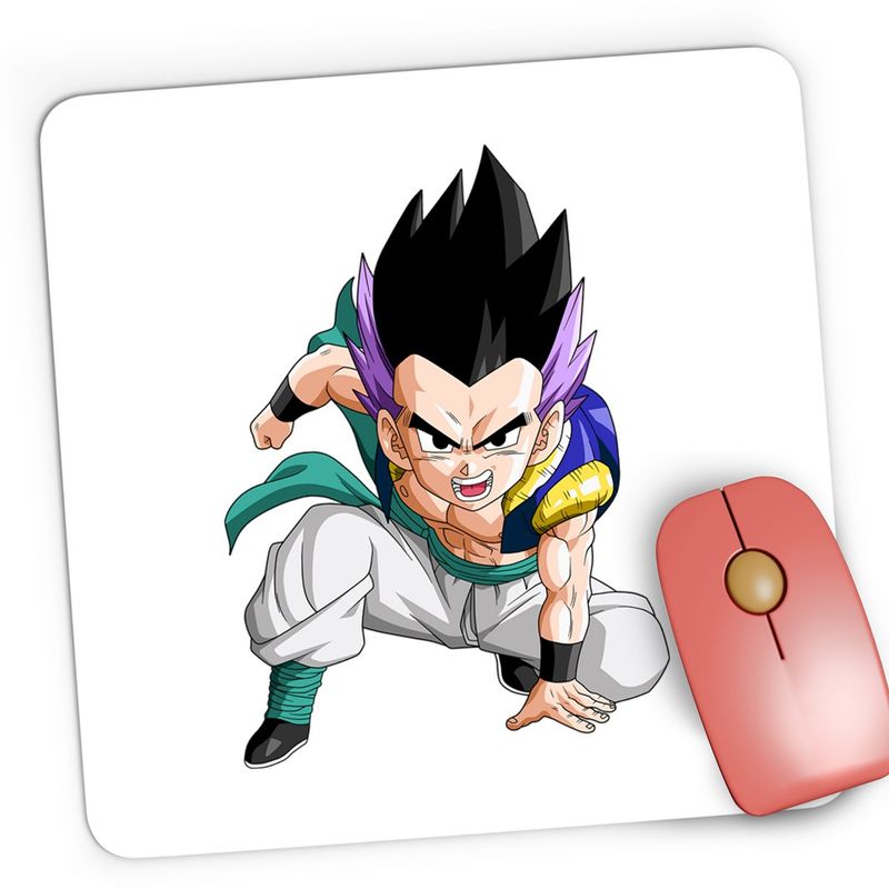 PC, gaming si accesorii - Periferice PC - Mousepad - Mousepad Gaming Dragon Ball Z Bad Boy Wolf Gotenks, 21x19 cm - Infinity.ro