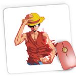 PC, gaming si accesorii - Periferice PC - Mousepad - Mousepad Gaming Electric Monkey D Luffy One Piece Power, 21x19 cm - Infinity.ro
