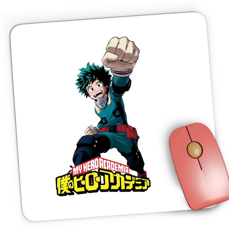 PC, gaming si accesorii - Periferice PC - Mousepad - Mousepad Gaming Deku Izuku Hero Academia Anime Manga, 21x19 cm - Infinity.ro