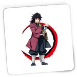 PC, gaming si accesorii - Periferice PC - Mousepad - Mousepad Gaming Demon Slayer Giyu Tomioka Anime Manga, 21x19 cm - Infinity.ro