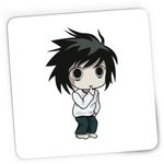 PC, gaming si accesorii - Periferice PC - Mousepad - Mousepad Gaming Bebe Detectiv Death Note L Sherlock Holmes, 21x19 cm - Infinity.ro