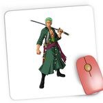 PC, gaming si accesorii - Periferice PC - Mousepad - Mousepad Gaming Zoro Samurai One Piece Katana Roronoa, 21x19 cm - Infinity.ro