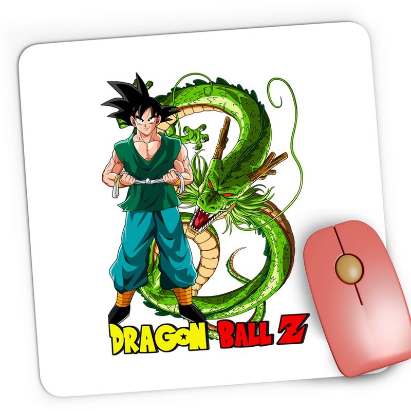 PC, gaming si accesorii - Periferice PC - Mousepad - Mousepad Gaming Dragon Ball SonGoku Arte Martiale Anime, 21x19 cm - Infinity.ro