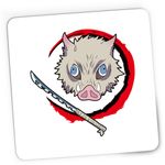 PC, gaming si accesorii - Periferice PC - Mousepad - Mousepad Gaming Demon Slayer Inosuke Hashibira Anime Manga, 21x19 cm - Infinity.ro