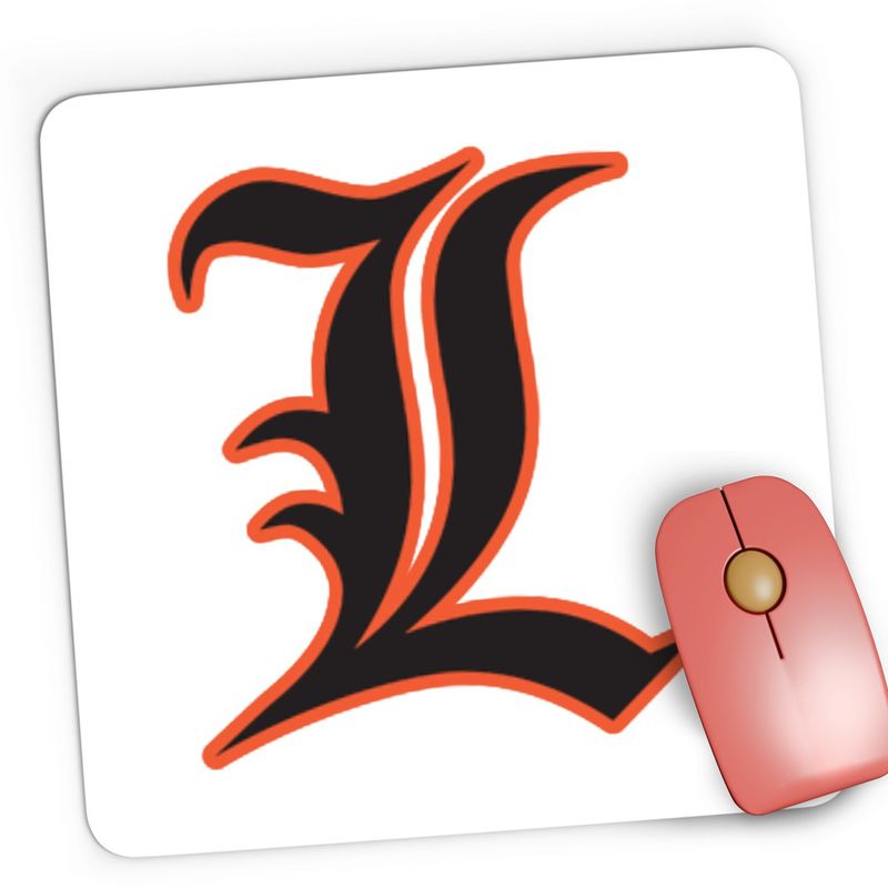 PC, gaming si accesorii - Periferice PC - Mousepad - Mousepad Gaming L Detective Logo Emblem Death Note, 21x19 cm - Infinity.ro