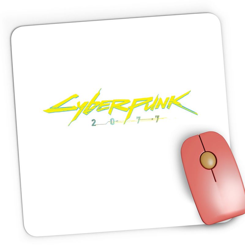 PC, gaming si accesorii - Periferice PC - Mousepad - Mousepad Gaming Cyberpunk 2077 Logo Game Rebel, 21x19 cm - Infinity.ro
