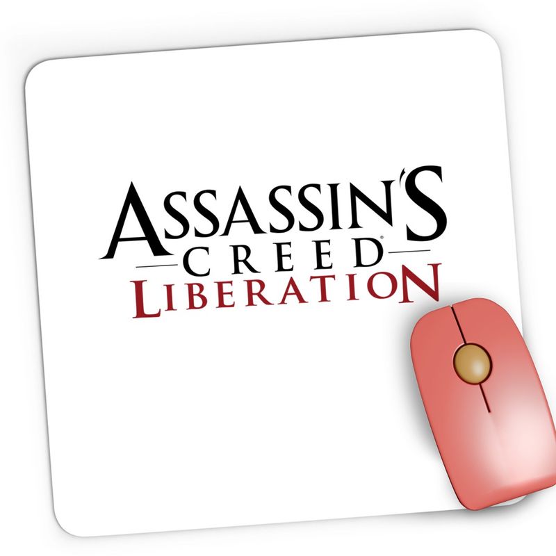 PC, gaming si accesorii - Periferice PC - Mousepad - Mousepad Gaming Assassin Creed Liberation Logo Gamer, 21x19 cm - Infinity.ro