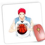 PC, gaming si accesorii - Periferice PC - Mousepad - Mousepad Gaming Kuroko no Basket Seijuro Akashi Craciun Anime, 21x19 cm - Infinity.ro