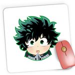 PC, gaming si accesorii - Periferice PC - Mousepad - Mousepad Gaming Hero Academia Deku Chibi Rebel Anime, 21x19 cm - Infinity.ro